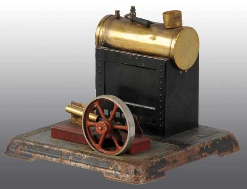 Appraisal: German Made Horizontal Steam Engine Description Includes a safety valve