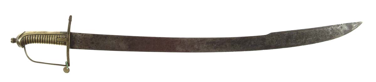 Appraisal: MODEL FRENCH BRIQUETTE - slightly curved flat blade with about