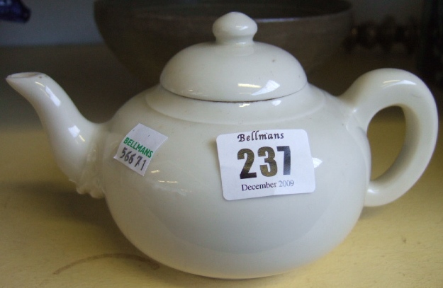 Appraisal: A Chinese blanc-de-chine tea pot and cover th century of