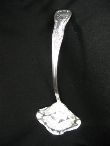 Appraisal: English Silverplate King's Ladle excellent circa