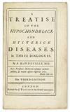 Appraisal: MANDEVILLE BERNARD A Treatise of the Hypochondriack and Hysterick Diseases