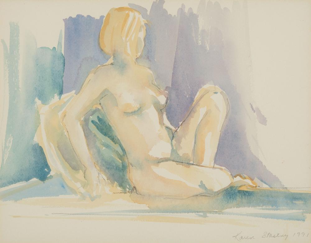 Appraisal: Karen Stastny American New Orleans th c Reclining Nude and