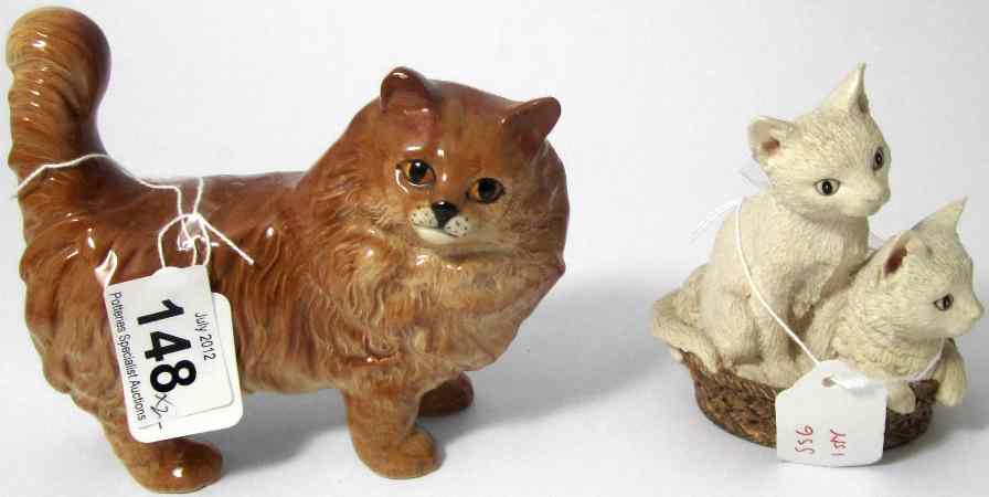 Appraisal: Beswick Persian Cat Standing Ginger restored ear and Beswick I