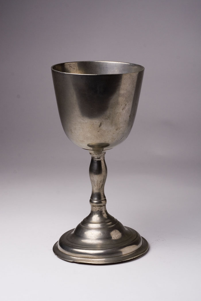 Appraisal: PEWTER CHALICE ATTRIBUTED TO WILLIAM WILL - Philadelphia Pennsylvania -