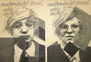 Appraisal: Manner of Andy Warhol - - Double Portrait off-set lithograph