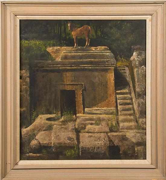 Appraisal: George Beattie Georgia - CAVALLINO Little Horse oil on panel