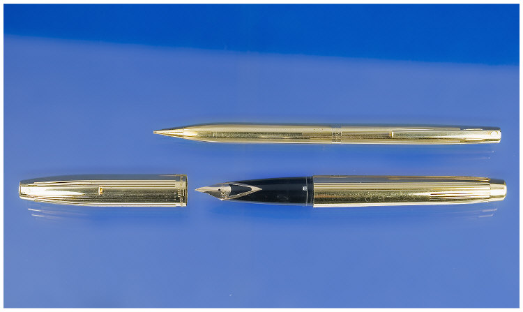 Appraisal: A Sheaffer Imperial pen gold filled in the fluted design