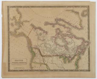 Appraisal: Sidney Hall Map of British North America from Hall's General