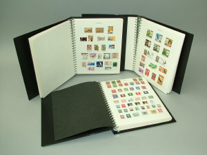 Appraisal: A collection of world postage stamps including miniature sheets mostly