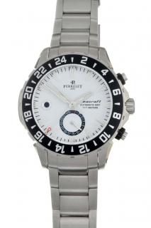 Appraisal: Perrelet Perrelet Seacraft GMT Case no A A DOM mm