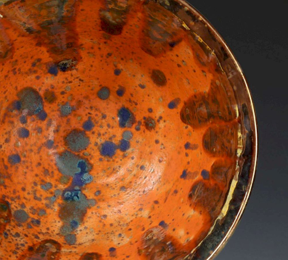 Appraisal: A PAUL KATRICH STUDIO LUSTRE GLAZE POTTERY BOWL One of