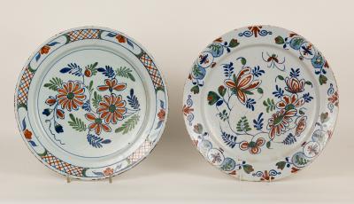 Appraisal: An th Century Bristol Delft dish painted flowers in underglaze