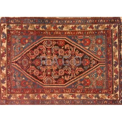 Appraisal: ORIENTAL RUGS Two Kurdish wool area rugs th c Larger