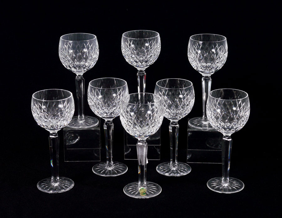 Appraisal: WATERFORD CRYSTAL SLANE WINE STEMS wine stems in the Slane