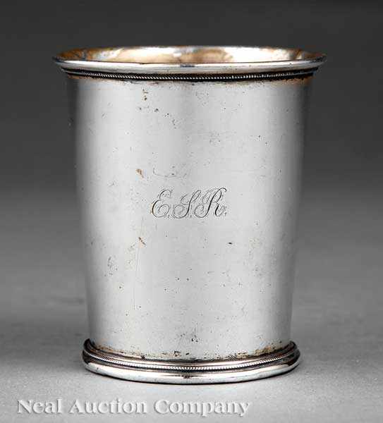 Appraisal: A Kentucky Coin Silver Julep Cup Hudson Dolfinger Louisville wc