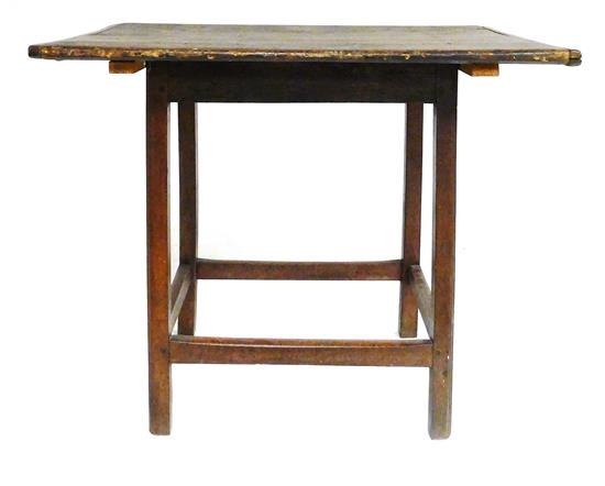 Appraisal: Tavern table New Hampshire c - oak maple and pine