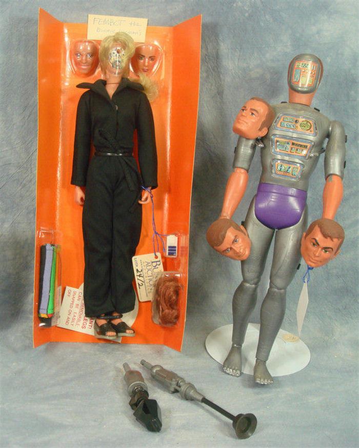 Appraisal: Fembot and Maskatron action figure dolls the Fembot is mint