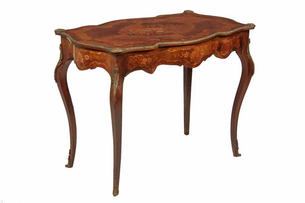 Appraisal: FRENCH LIBRARY TABLE - th c Louis XVI Style Library