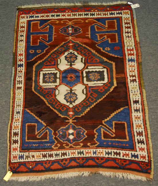 Appraisal: KARAPINAR RUG Turkey circa feet inches x feet inches Provenance