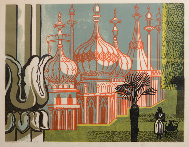 Appraisal: Edward Bawden British - The Royal Pavilion Brighton artists proof