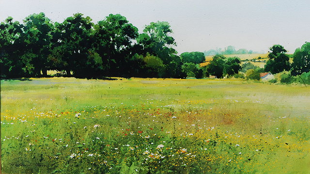 Appraisal: Richard Thorn British th Century An English meadow signed watercolour