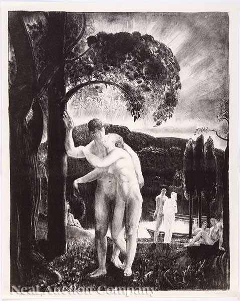 Appraisal: George Wesley Bellows American - Amour from the Men Like