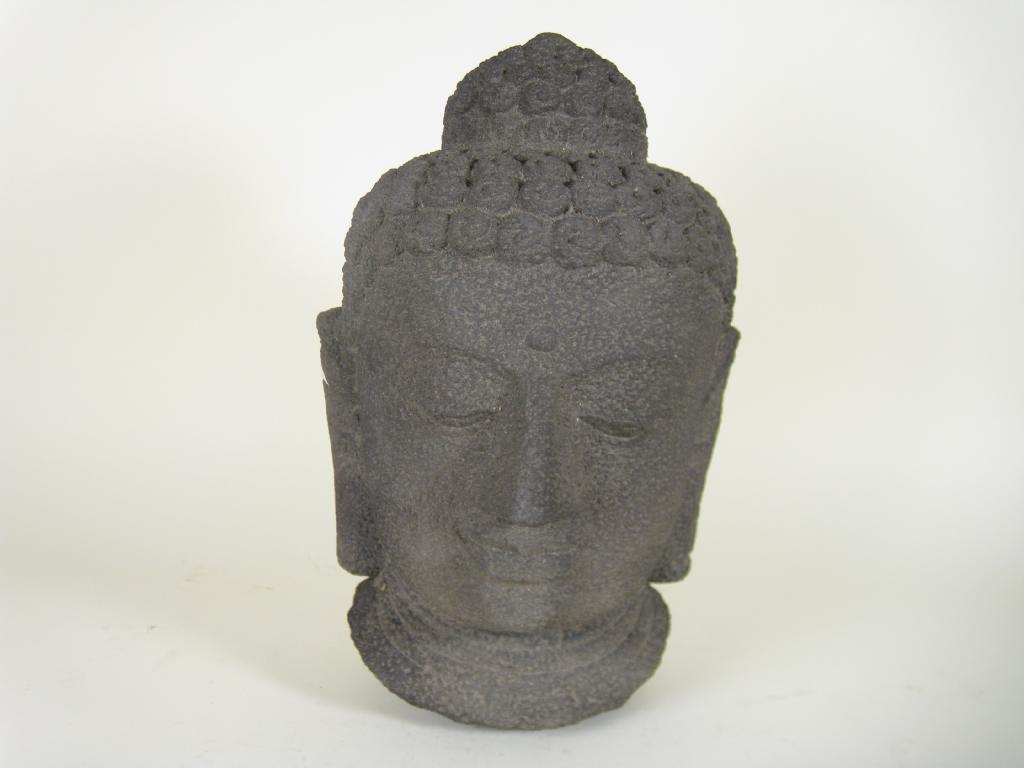 Appraisal: An Indonesian Volcanic Hindu Head with long ears in Provenance