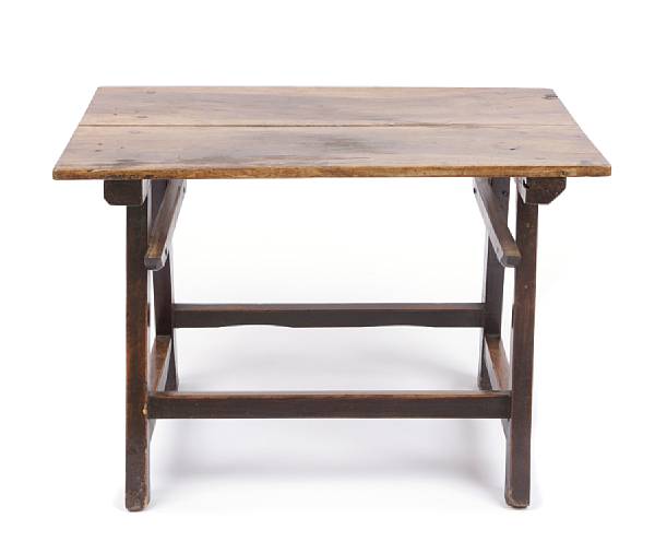 Appraisal: A Spanish Colonial style work table height in width in