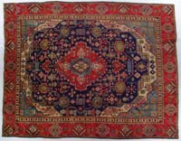 Appraisal: ANTIQUE TABRIZ First half of th century The colorful rug