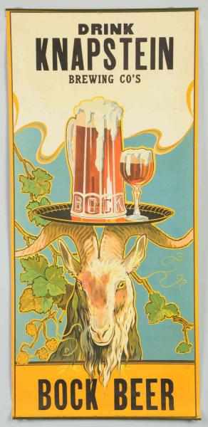 Appraisal: Knapstein Bock Beer Lithographed Poster Manufactured by Northwestern Litho Company