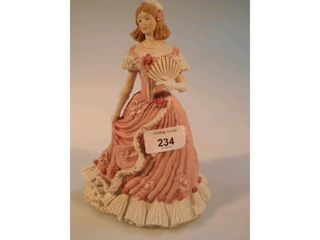 Appraisal: A Wedgwood bisque figure commissioned by Spink 'The Coronation Ball'