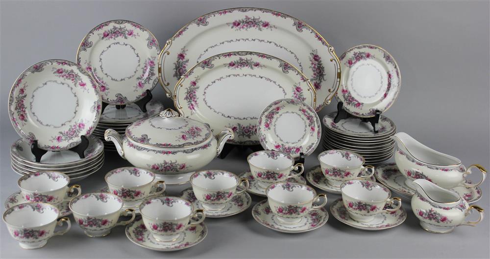 Appraisal: GRACE CHINA CORSAGE PATTERN SERVICE to include a covered vegetable