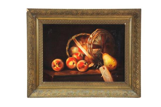 Appraisal: STILL LIFE AMERICAN SCHOOL ND HALF- TH CENTURY Oil on