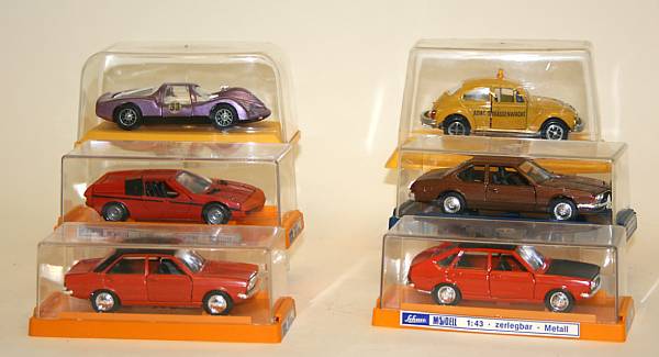 Appraisal: Gama Cars Lot includes Gama German cars rd scale very