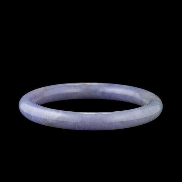 Appraisal: Lavender Jadeite Jade Bangle Bangle comprised solely of lavender jade