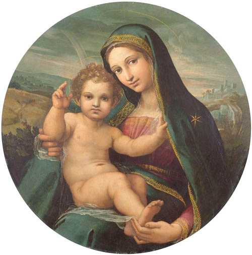 Appraisal: LICINIO GIULIO Venice - circle of Madonna and Child Oil