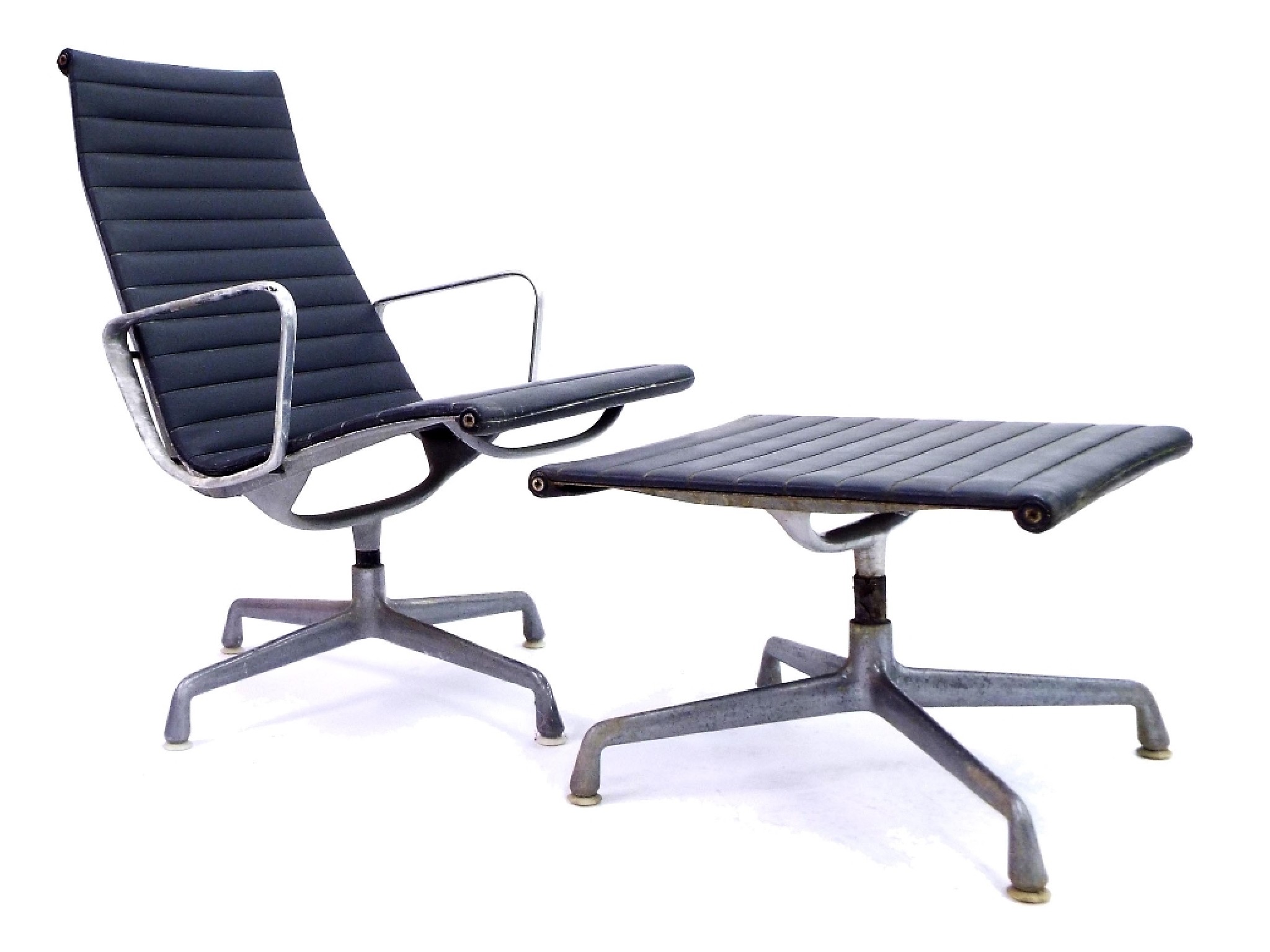 Appraisal: Charles Eames for Herman Miller - EA chair black leather