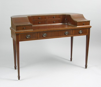 Appraisal: A Ladies' Writing Desk A vintage ladies' writing desk in