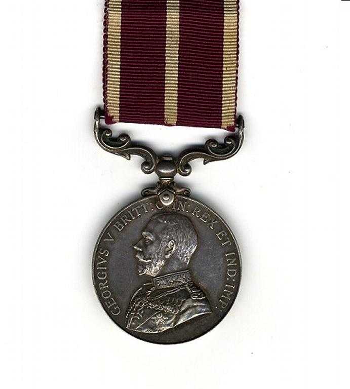 Appraisal: ARMY MERITORIOUS SERVICE MEDAL George V swivel suspender MIL SJT