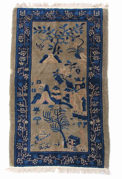 Appraisal: A Chinese rug size approximately ft in x ft