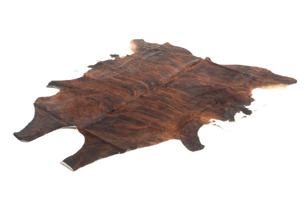 Appraisal: Tri Color Brindle Light Brown Premium Cowhide This is an