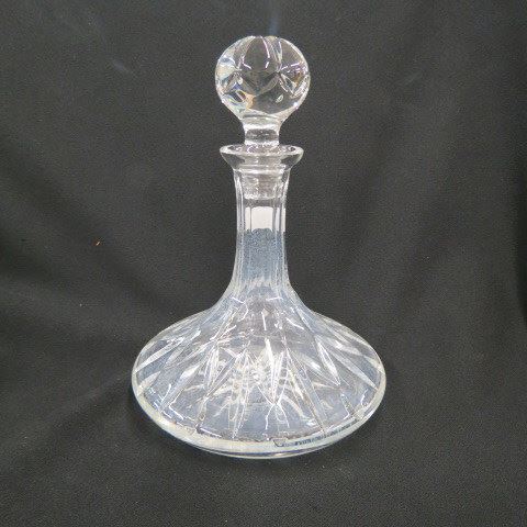 Appraisal: Cut Crystal Ship's Decanter