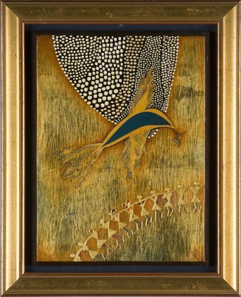 Appraisal: Raymond Andrews South African b titled Upside Down Bird on