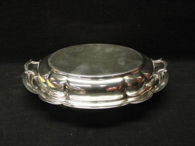 Appraisal: STERLING Wallace Lidded Tureen Approx troy oz From a Stamford