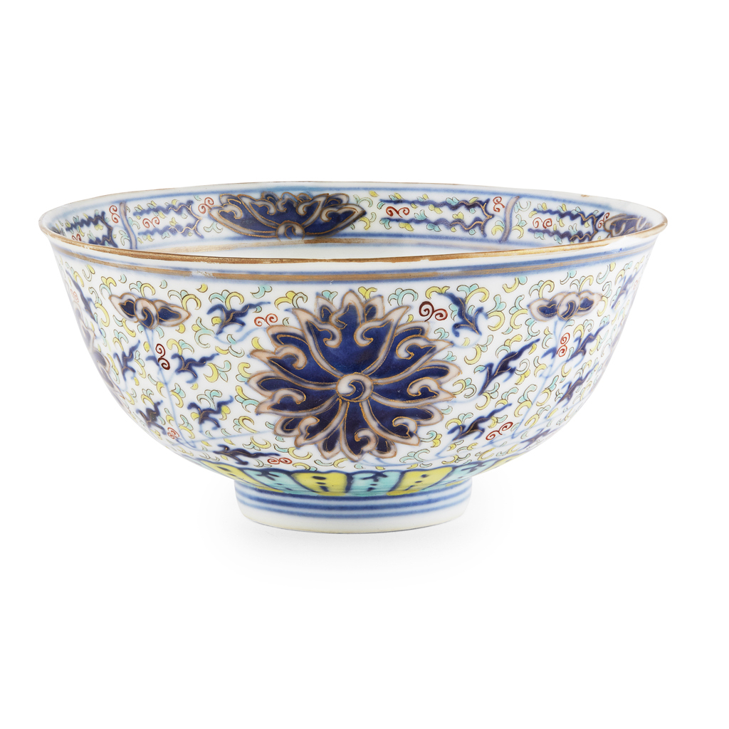 Appraisal: DOUCAI 'LOTUS' BOWL GUANGXU MARK AND OF THE PERIOD the