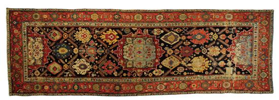 Appraisal: KARABAGH CORRIDOR CARPET Caucasus mid th century feet inches x