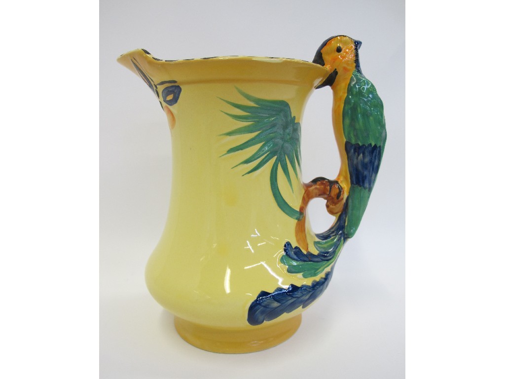 Appraisal: Burleigh ware parrot jug