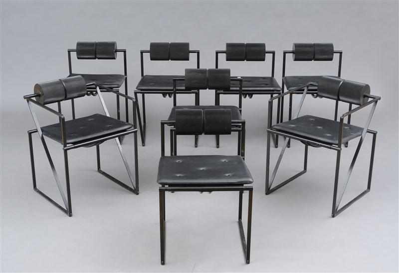 Appraisal: GROUP OF EIGHT ''SECONDA'' CHAIRS DESIGNED BY MARIO BOTTA b