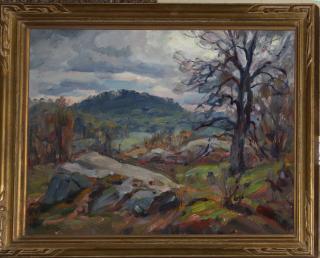 Appraisal: Thomas Curtin Vermont - Gathering Storm o b x estate