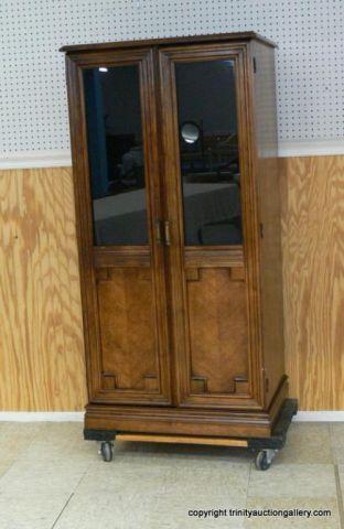 Appraisal: Two Door Entertainment or Utility Cabinet - designed for TV